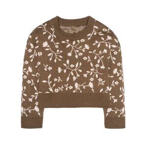 Modern Moments By Gerber Toddler Girl Cotton Jacquard Sweater Size 18m